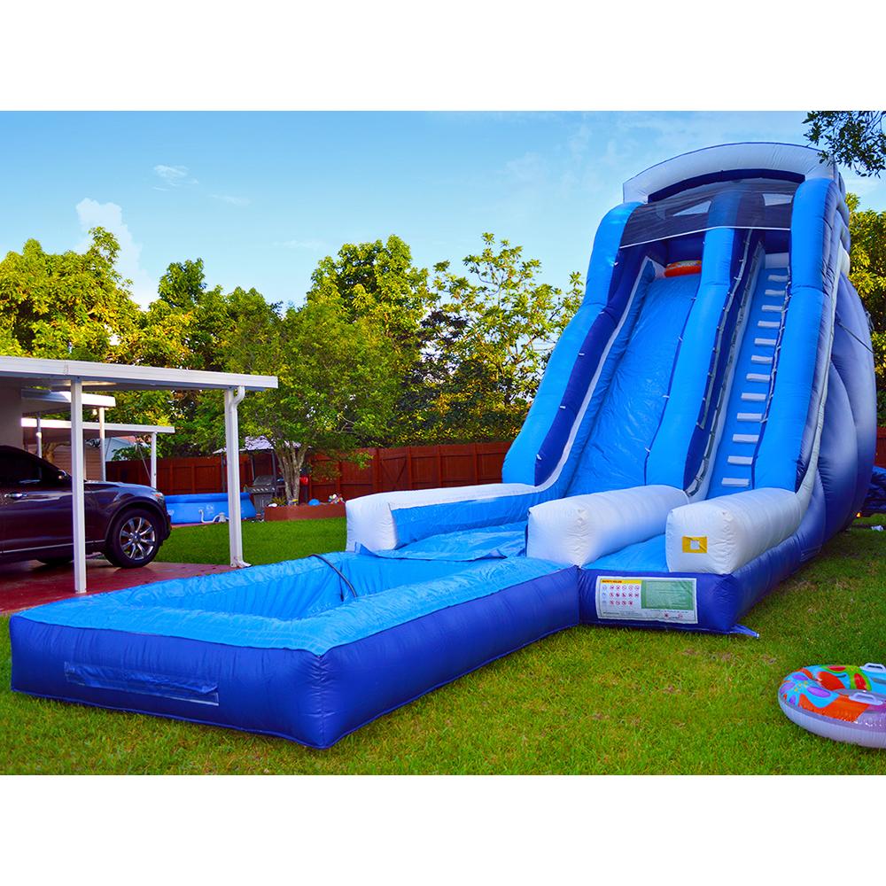 Water Slides For Backyard / Twin Water Slide Park Inflatable Back Yard ... - 22ft ADventure Water SliDe Bounce House Rentals In Miami Fl 1