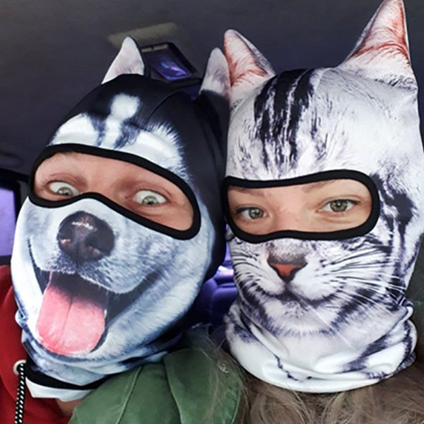 Ultra Realistic Animal Face Ski Masks