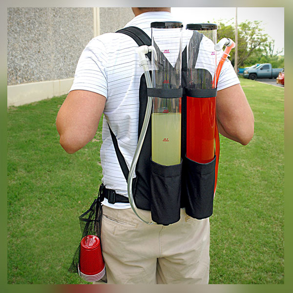 small backpack with drink holder