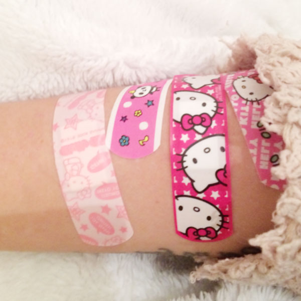 Hello Kitty Band Aids.