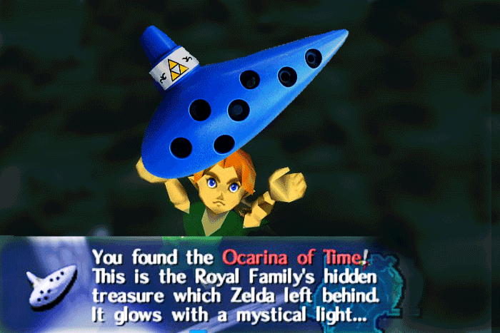 NEW ThinkGeek Legend of Zelda Replica Electronic Ocarina of Time Triforce  Music