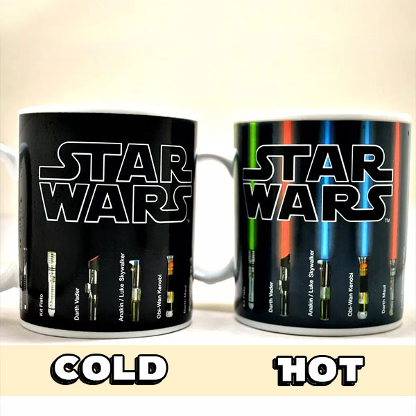 star wars lightsaber heat change mug