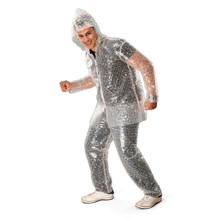 Our geek bot looked for Bubble Wrap Suit and found this perfect gift idea. 