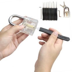 Practice Padlock and 15 Piece Lock Pick