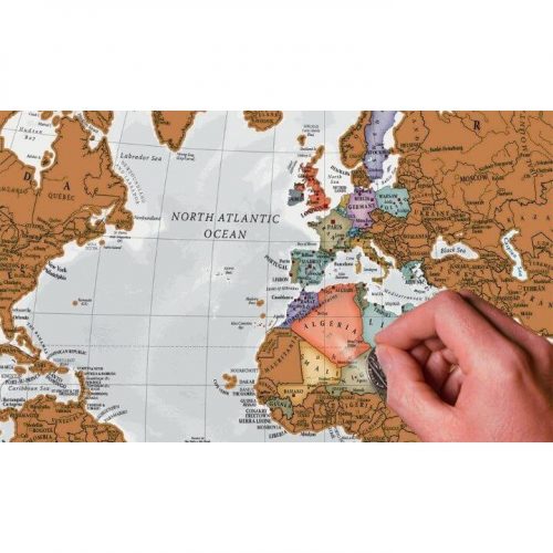World Traveler Scratch Off Map