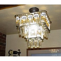 Beer Bottle Chandelier