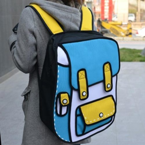 2D Cartoon Backpack