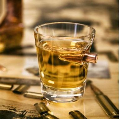 .308 Real Bullet Shot Glass