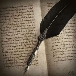 Antique Quill Calligraphy Pen