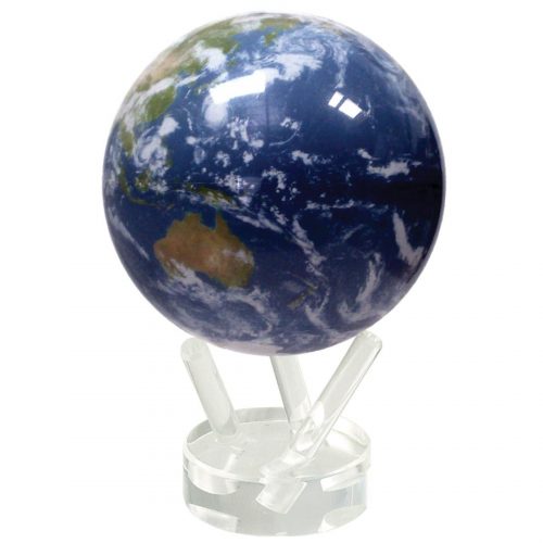 Solar Powered Spinning Globe
