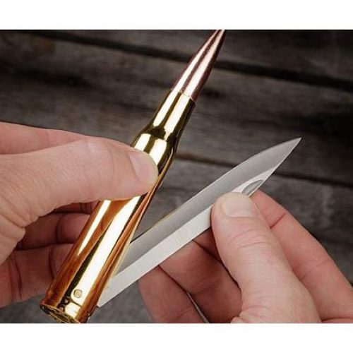 50 Caliber Bullet Folding Knife