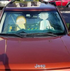 Rick and Morty Windshield Sunshade