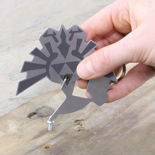 Zelda Hyrule Multi Tool Keychain
