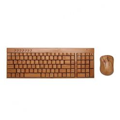 Bamboo Keyboard With Mouse