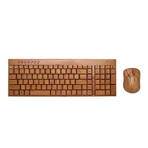 Bamboo Keyboard With Mouse