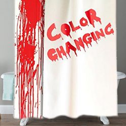 Bloodbath Color Changing Bath Curtain