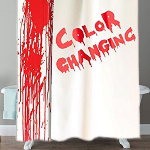 Bloodbath Color Changing Bath Curtain