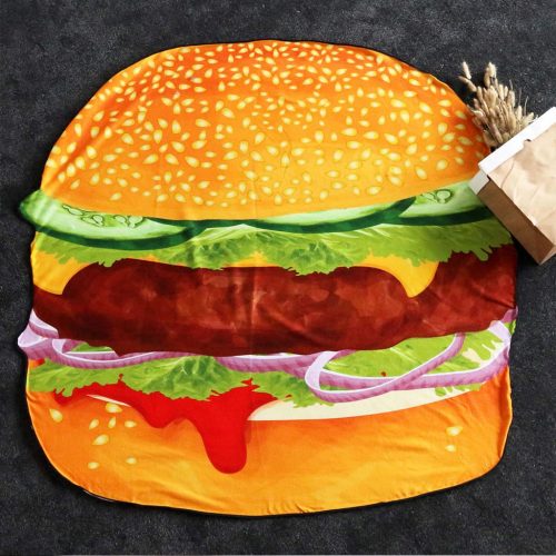 Cheeseburger Bed Sheets