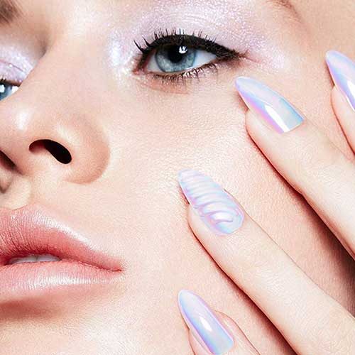 Chrome Stick-on Nails