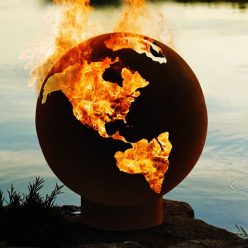 Earth Shaped Fire Pit