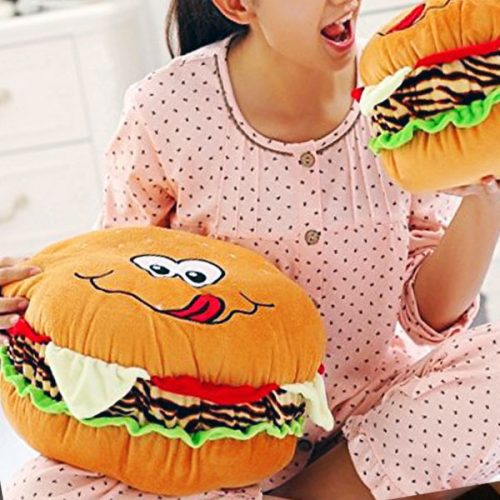Giant Hamburger Pillow