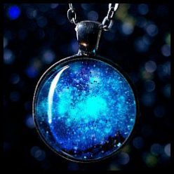 Glow In The Dark Galaxy Necklace