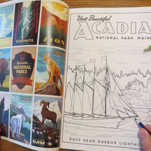 Illustrated National Parks Book