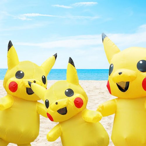 Inflatable Pikachu Costume