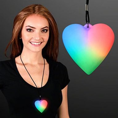 LED Heart Necklace
