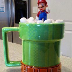 Level Up Pipe Mug for Gamers