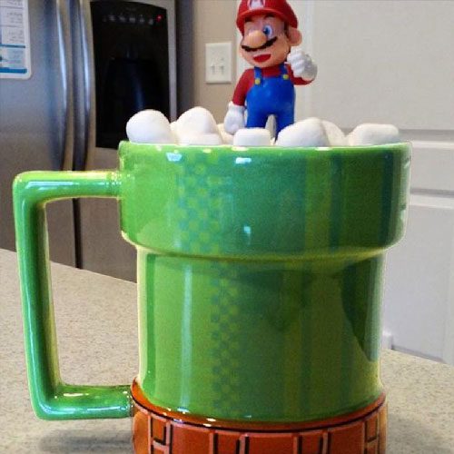 Level Up Pipe Mug for Gamers