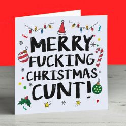 Merry Fucking Christmas Cards