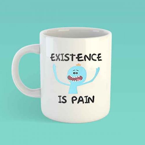 Mr. Meeseeks Existence Is Pain Coffee Mug