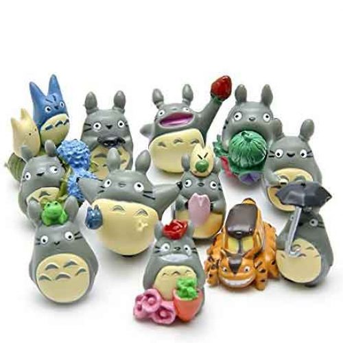 Totoro Terrarium Figurines