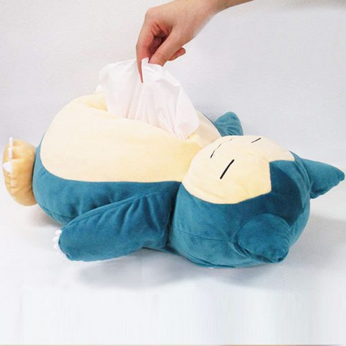 Plush Snorlax Tissue Box Cover