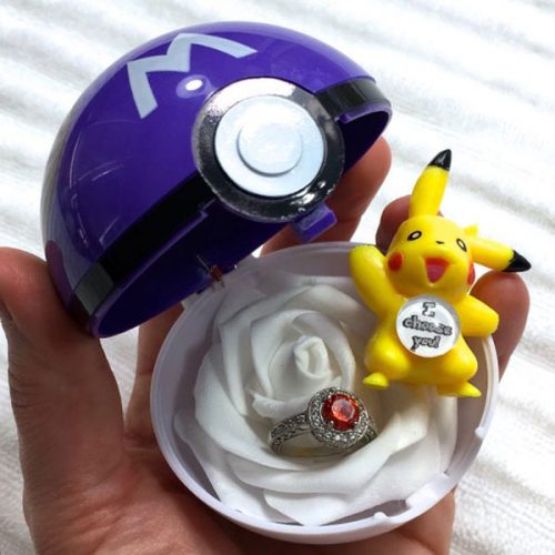 Pokeball Ring With Box