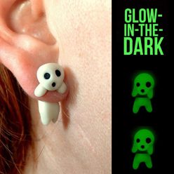 Princess Mononoke Glow In The Dark Kodama Earring