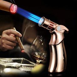Quad Flame Butane Torch Cigar Lighter