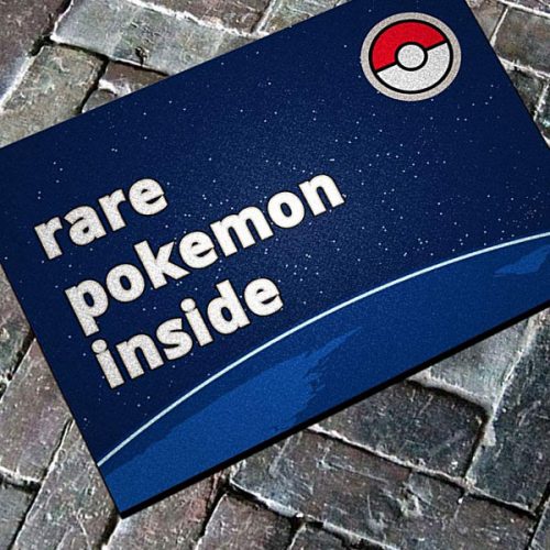Rare Pokemon Inside Doormat