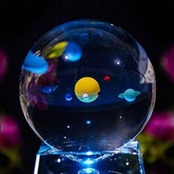 Solar System Crystal LED Ball