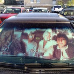 Star Wars Car Sun Reflector