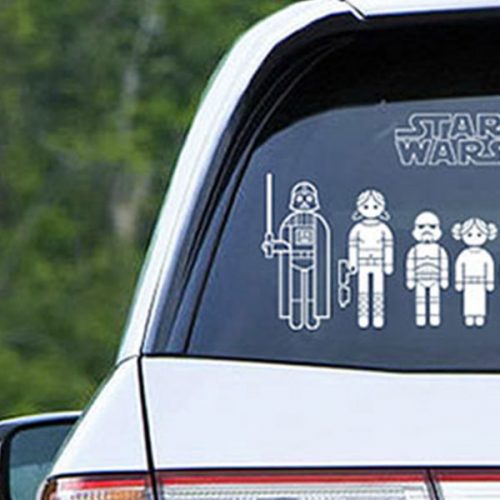 Star Wars Family Car Stickers