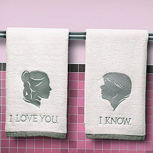 Star Wars Han Leia Bathroom Hand Towels
