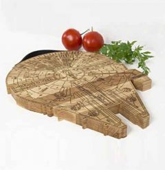 Star Wars Millennium Falcon Wooden Cutting Board