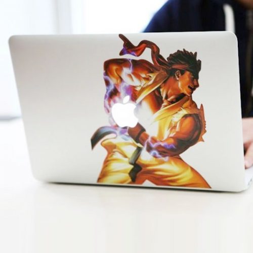 Street Fighter Ryu Macbook Decal