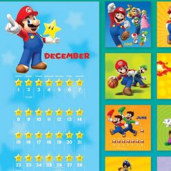 Super Mario Bros Calendar 2020