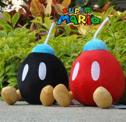 Super Mario Bob Omb Plush