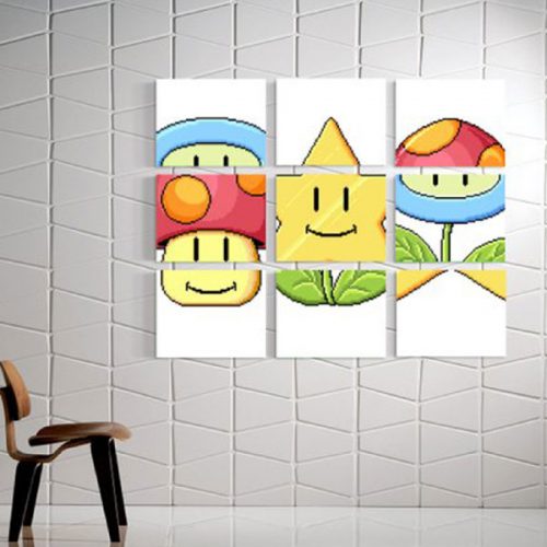 Super Mario Match Wall Prints