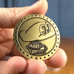 Super Mario Metal Gold Coin