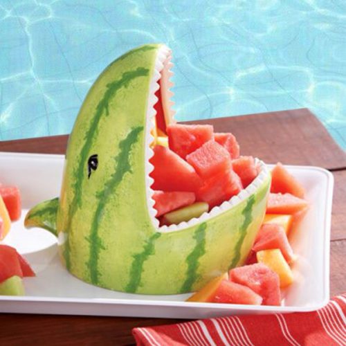 Watermelon Shark Decorative Server